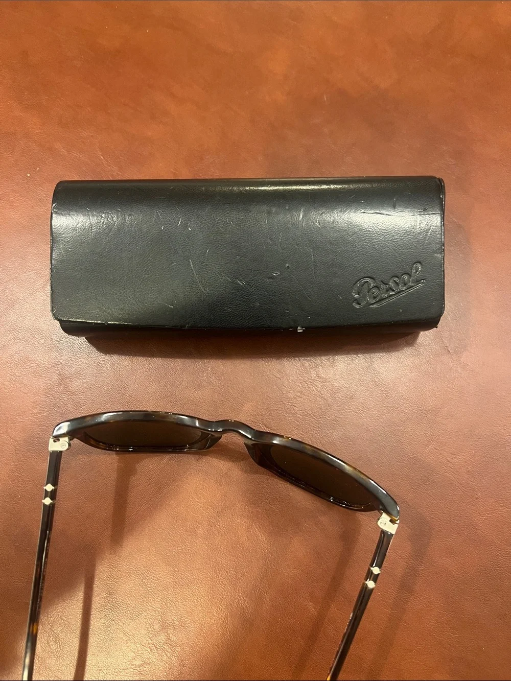 Persol Brown Tortoiseshell Frame Sunglasses with Black Lenses - PO3019-S 24/31